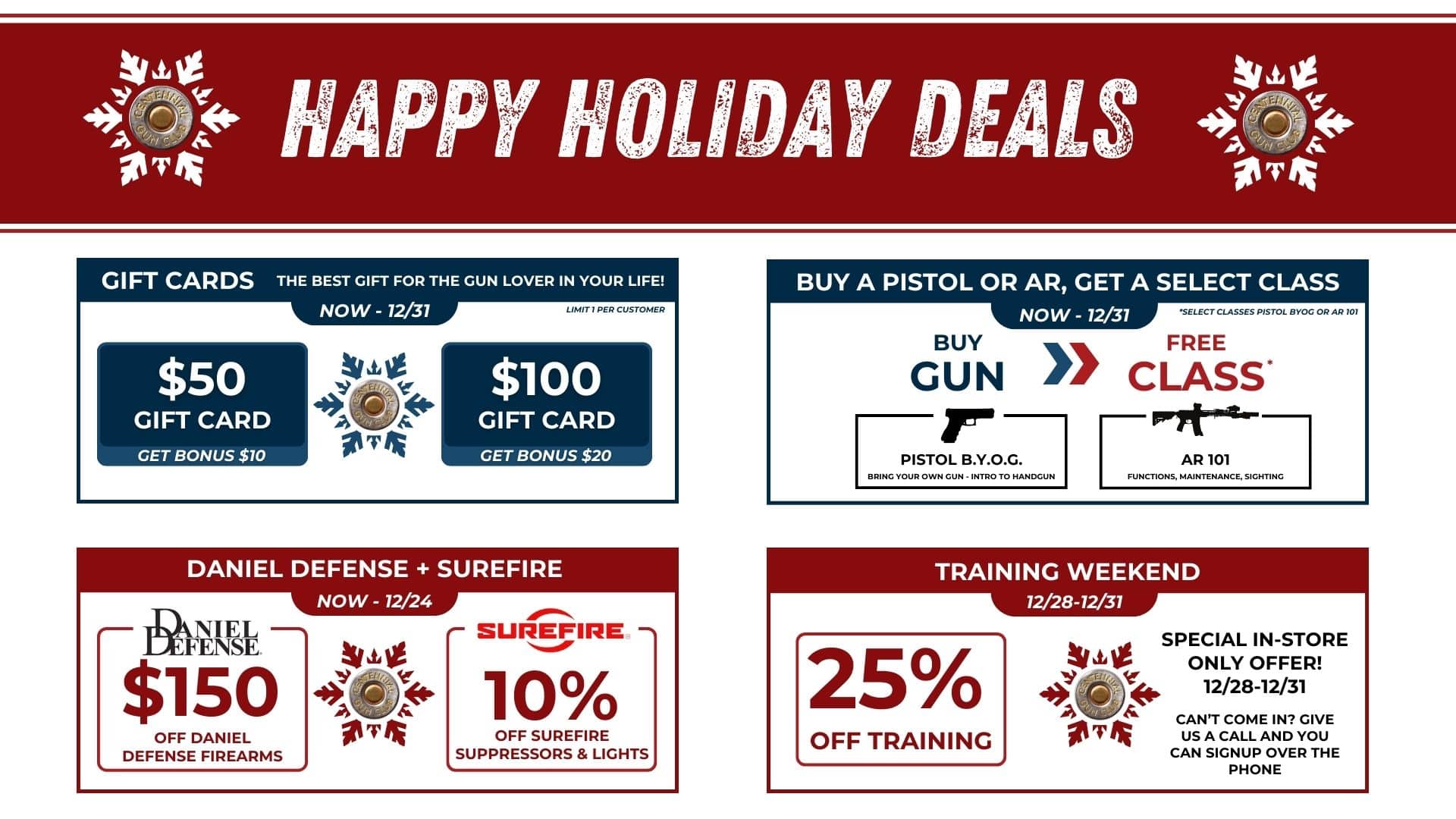 Happy Holidays Deal