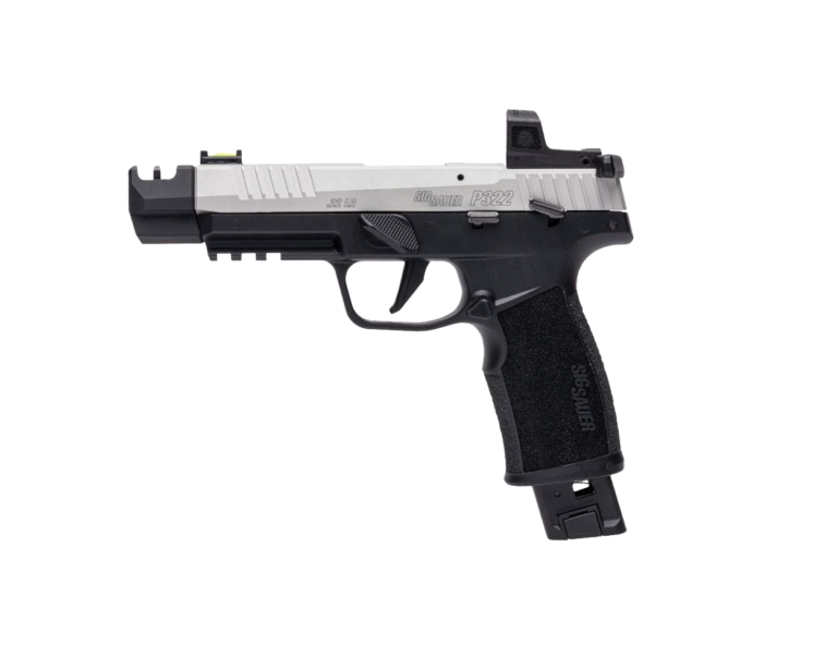 Sig Sauer P322 Competition compensated .22LR handgun