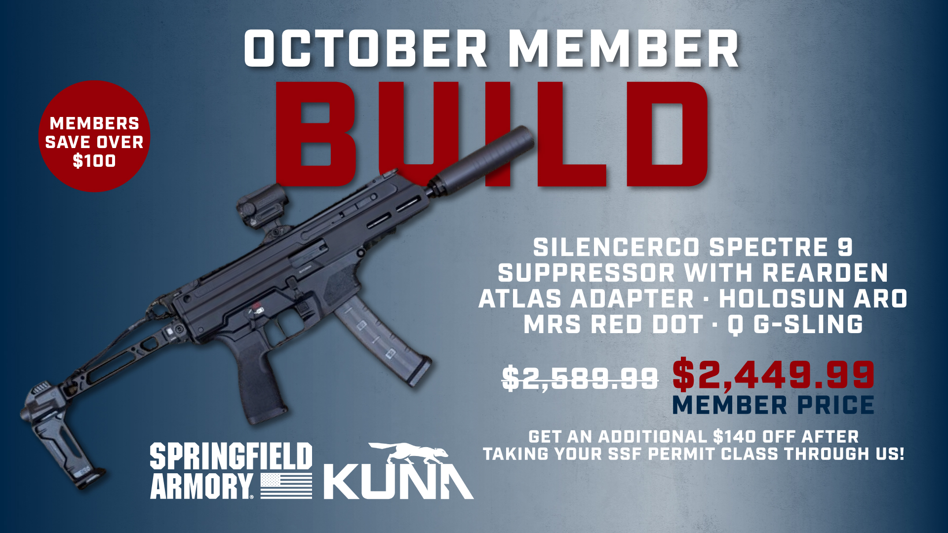 Member Build - October - Springfield Kuna